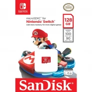 Купить карту памяти для нинтедо свитч  Карта памяти SanDisk 128GB Nintendo Switch Super Mario Kart