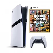 PlayStation 5 (PS5) PRO с дисководом 2024 + GTA 5: Grand Theft Auto 5 (V) (PS5) PlayStation 5 (PS5) PRO с дисководом 2024 + GTA 5: Grand Theft Auto 5 (V) (PS5)